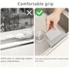 Multifunktionale Vertiefungsreinigungsbürste Fensterglasreinigungswerkzeug Reinigen von Fenstern und Türen schwer erreichbare Ecken kleine Bürste Reinigungszubehör