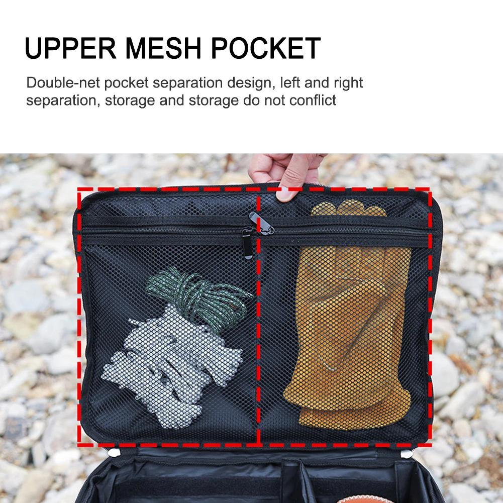 Camping Bag Picnic Basket Outdoor Storage Camping Lamps Gas Stove Gas Canister Pot Carry Bag Storage Sack Picnic Bag Tool Bag