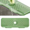 Faucet Mat - AIMOONSA - 43.3x15 Cm - Food-grade Silicone - 3.1–5.5 Cm Hole - Green