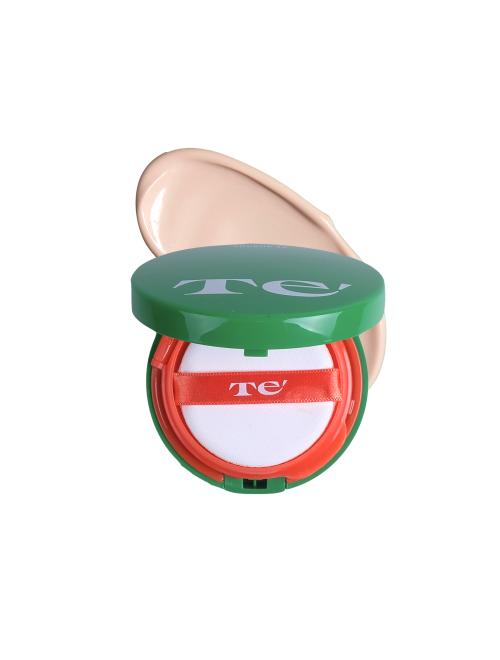 [Te'] Daily Green Sun Cushion & White O Sun Cream Set for Oily Skin