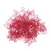 100pcs Dog Shape Paper Clips Creatively Cute Plated Metal Bookmark Paper Clips for Students