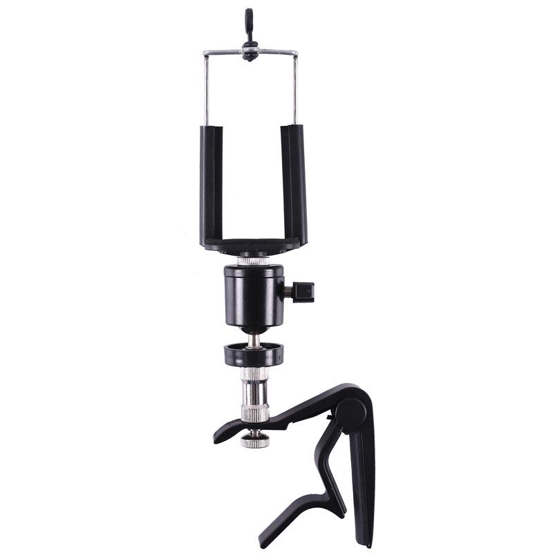 Folk Electric Bass Guitar Phone Holder with Capo and Music Score Clip