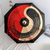 Yin-Yang Symbol  Pattern, Automatic Folding Umbrella, Portable and Foldable Design, 8 Ribs, a Christmas or Birthday Gift.