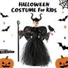Childrens Maleficent Cosplay Costumes Halloween Stage And Themed Party Up Dress