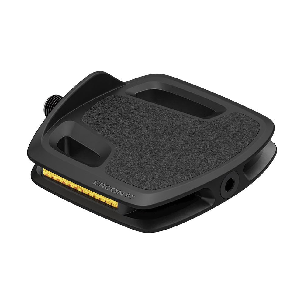 

Ergon PT Flat Ergonomic Black Pedals, 9/16 inch, Small,