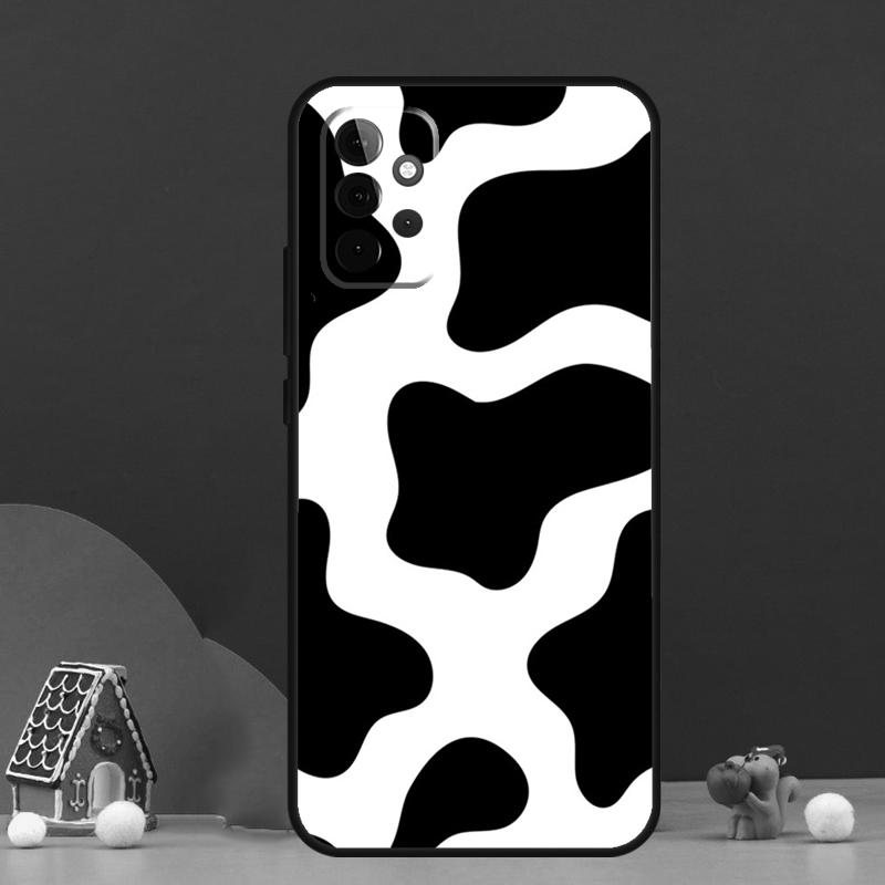Spotted Cow Skin Print Case For Samsung Galaxy A54 A06 A16 A26 A36 A56 A53 A32 A52 A33 A13 A55 A35 A15 A14 A34 A17