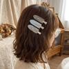 3 Pcs/set Transparent Polka Dot Hairpin Set Acrylic Side Bangs Clip Seamless Hair Clip Girls