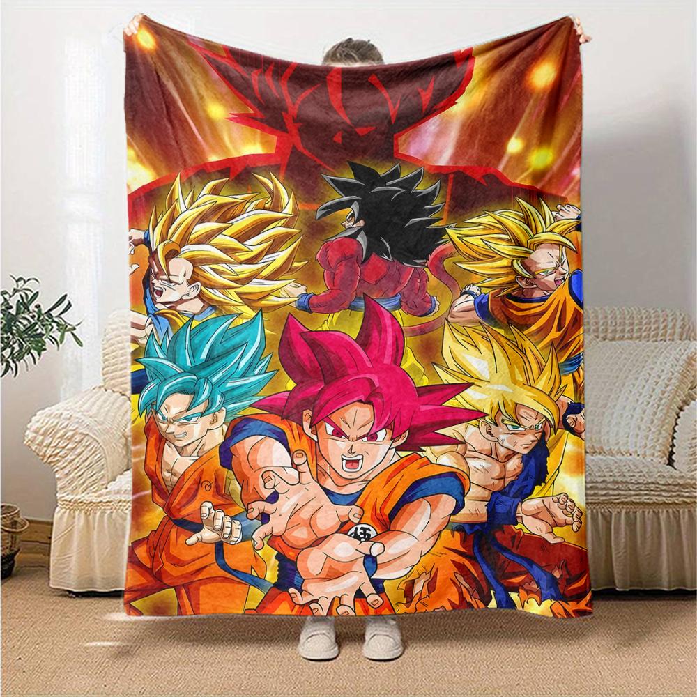 1pc Dragon Ball1 Blanket, Gift, for Men and Women, Soft Blanket, Good for Sofa Bed Couch Travel, Lightweight Flannel Blanket