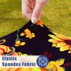 Milk Silk Elastic Table Cover - Semi-Enclosed, Dustproof Rectangular Cloth for Outdoor Parties & Festivals