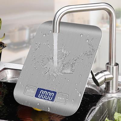 10KG/5KG Kitchen Scales Stainless Steel Weighing For Food Diet Measuring Precision Electronic Scales Baking Tools