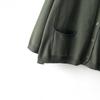 Johnature Spring Women Cardigan Swetry Solid Color Loose V-Neck Long Sleeve All Match Pockets Coats