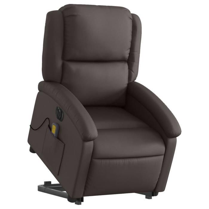 VidaXL Electric Massage Recliner, Relaxation Chair with Adjustable Backrest and Footrest, Salon Seat 3204275