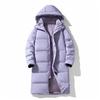 New National Standard 90% White Duck Down Long Knee Down Jacket Men's High-end Winter Cold Couple Coat