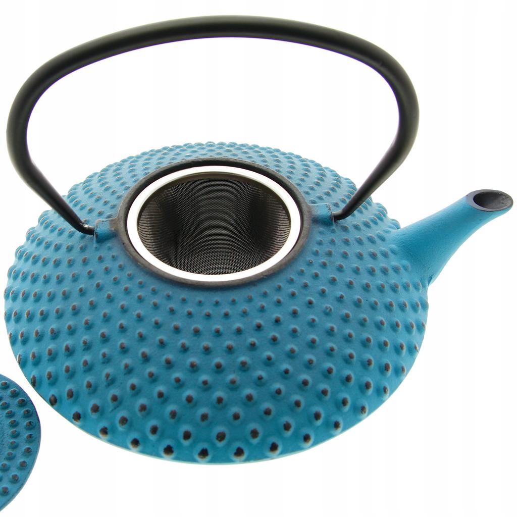 Cast Iron Kettle 1.25 L Infuser Strainer For Tea And Herbs
