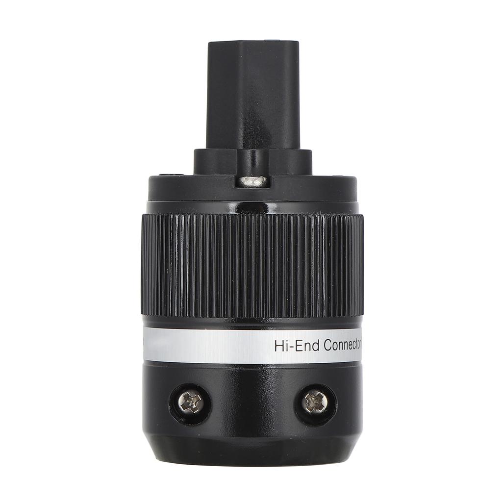 Monosaudio IEC Connector Plug Pure Copper RhodiumPlated Audio AC Power Plug 100250V