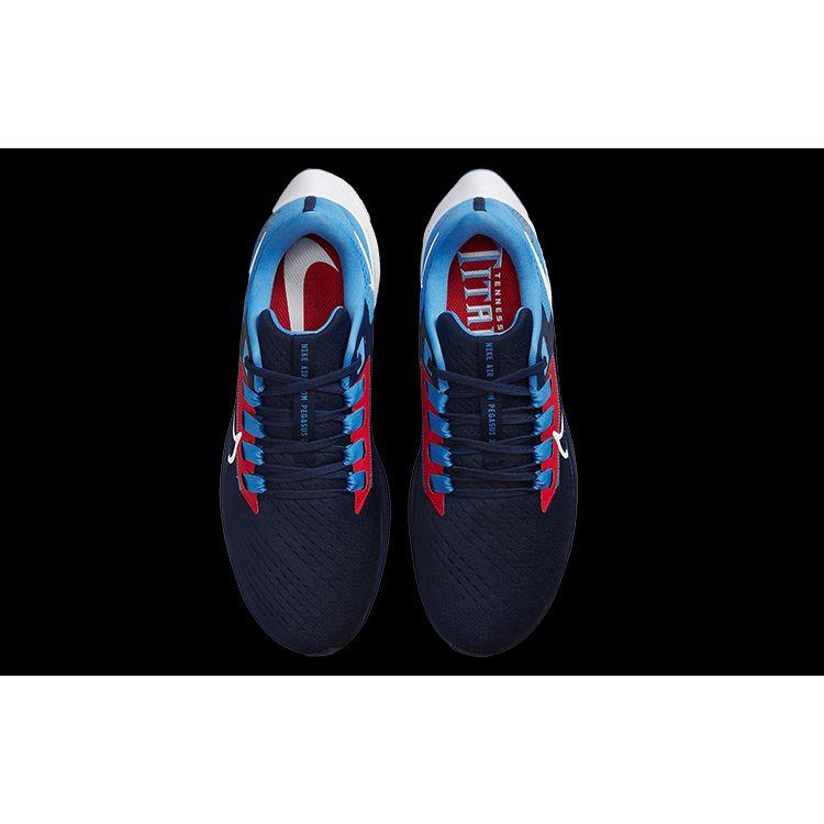 Nike NFL X Air Zoom Pegasus 38 Tennessee Titans Men Sneakers Blue College-Navy Coast DJ0859-400