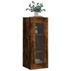 Vidaxl Wall Cabinet, Smoked Oak, 34.5X34X90 Cm