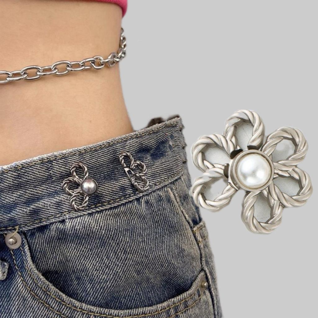 Removable Alloy Waist Adjustment Buckle, Pants Waist Adjuster