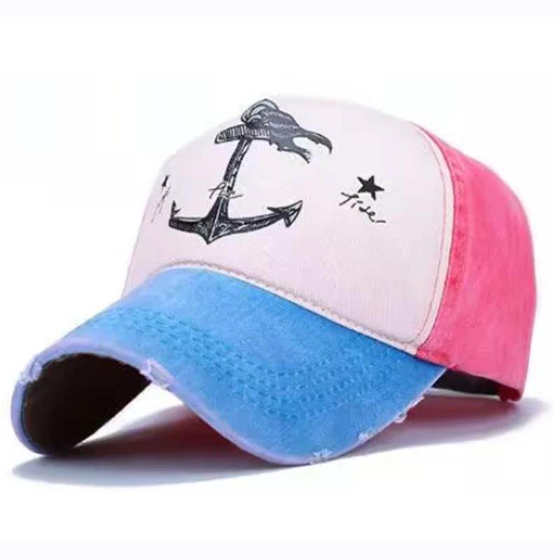 Fashion Letter Snapback Cotton Baseball Cap Men Women Hip Hop Fitted Fishing Cap Outdoor Autumn Summer Casual Hat
