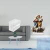 Modern Acrylic Toilet Paper Storage Box And 2D Desktop Decor DIY Unique Tabletop Ornament for Wall