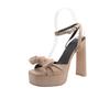 Hate the Sky High Niche Light Luxury 2025 Summer Handmade Women's Shoes Foreign Trade Retro Women's Shoes Sandals Outer Wear Catwalk High Heels