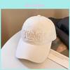 Pink Letter Baseball Cap For Women With Sun Protection And Breathability For Casual Daily Wear