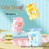 2026 Portable USB Rechargeable Cartoon Mini Fan - Cute Milk Bottle Design