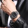 Éléments hip-hop européens et américains mode montres pour hommes et femmes tout en diamants carrées grandes montres dorées tendance mode bracelet en acier montres à quartz