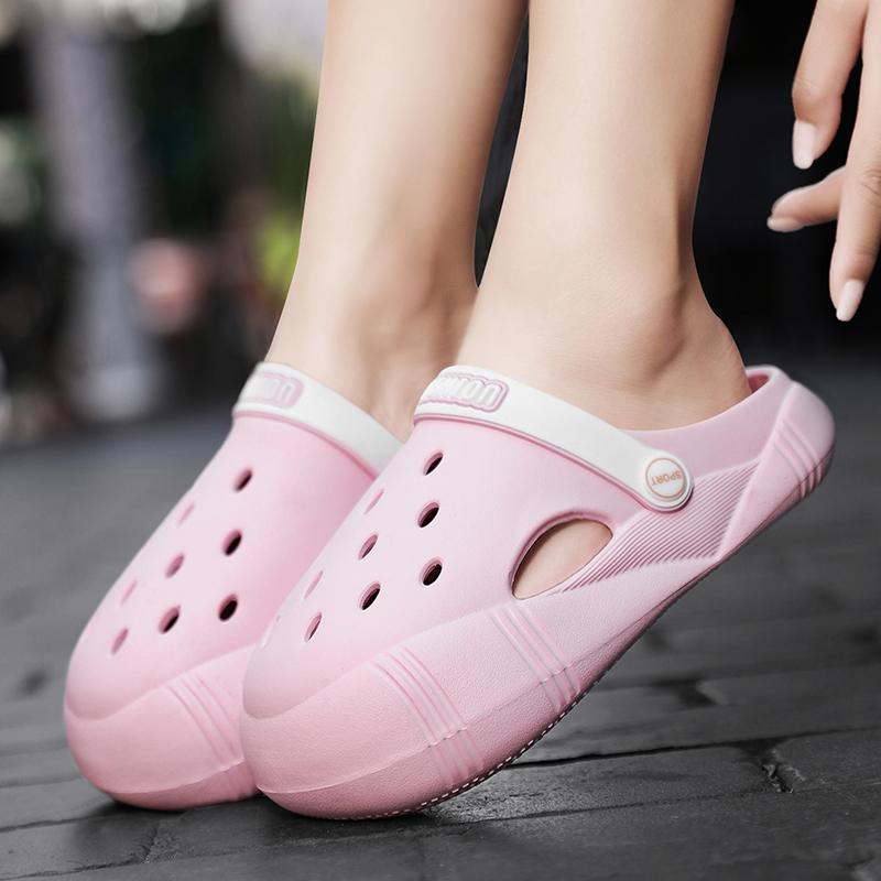 26~41 New Children Summer Fashion Beach Sandals Kids Slides Clogs Toddler Slippers Cave Hole Garden Baby Shoe EVA Sole Flip Flop