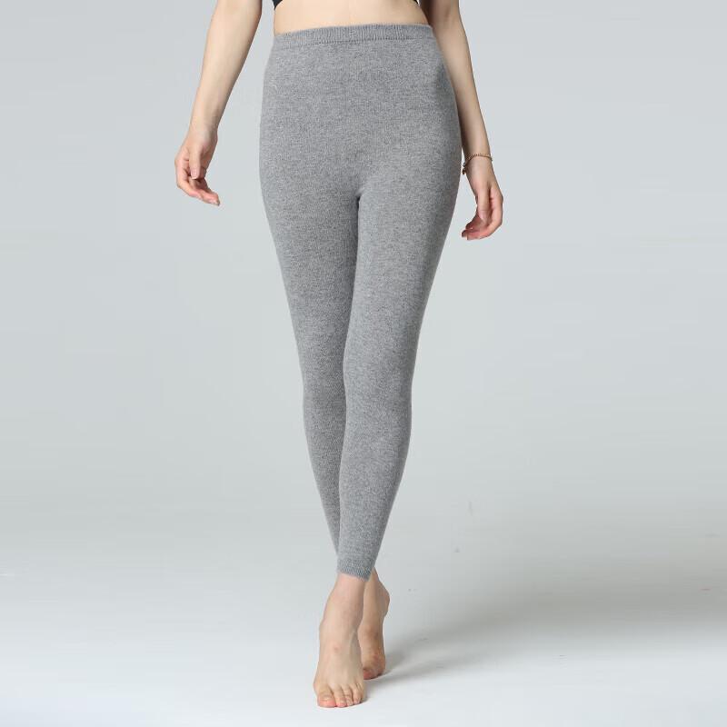 Hengyuanxiang Unisex Pure Cashmere Thermal Base Layer Pants