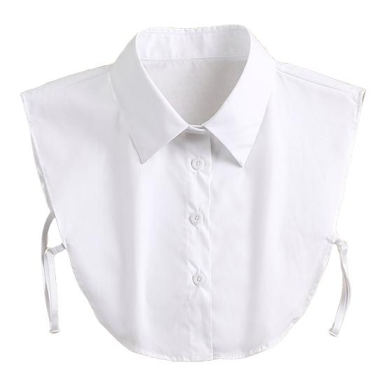 Denim Fake Collar Lapel Women Easy Button-On Shirt Collar Sweaters Dresses Jackets Layering Accessory