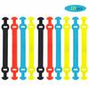 10Pcs Elastic Straps Tennis Racket Damper Tennis Vibration Absorber  Tennis Racket Strings