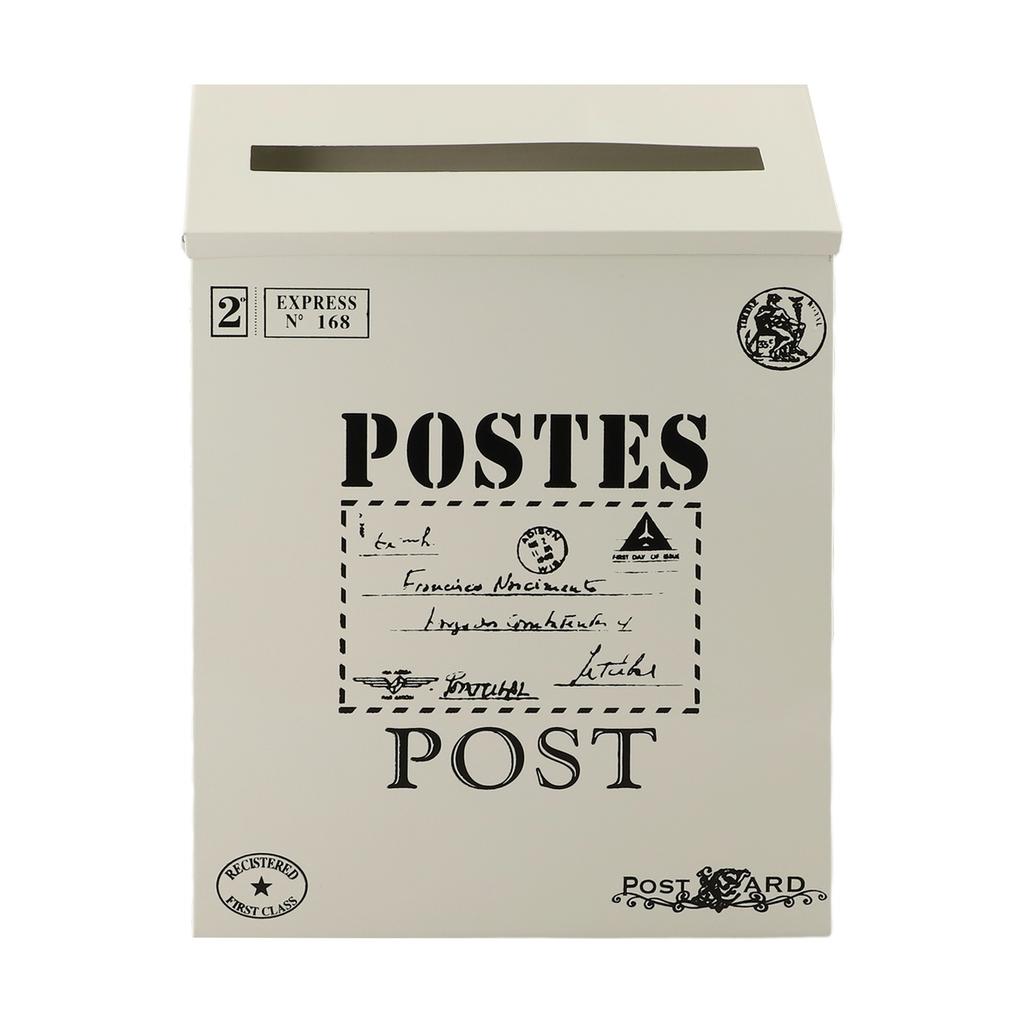 For Home Decoration Metal Mail Collection Vintage Mailbox Mail Collection Ample Storage Space Convenient Mail Access
