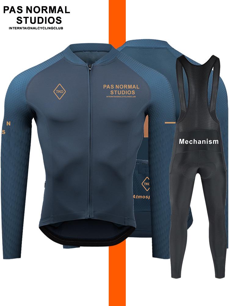Spring and Summer Competitive Tight-fitting Version Cycling Suit, Thin Breathable and Quick-drying Long-sleeved Cycling Suit