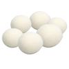 6 Pcs Wool Drying Balls High Density Adsorb Impurities Reduce Static Electricity Laundry Wool Balls