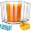 Drinking Glasses - Excellent Houseware - 425 Ml - Set of 6 - Clear Thick Glass - Classic Design