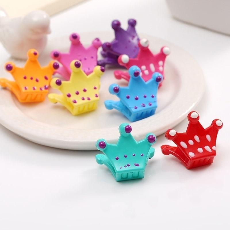 10 pcs / lot Cute Kids Hair Claws Hair Accessories Crown Princess Girls Barrette Hair Clips Hot-sale Top-end Basin Hooks