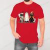 Mens TShirts Black Cat Pumpkin Print TShirt Funny Retro Halloween Graphic Tees for Men Women Clothes Tops Short Sleeve Shirts