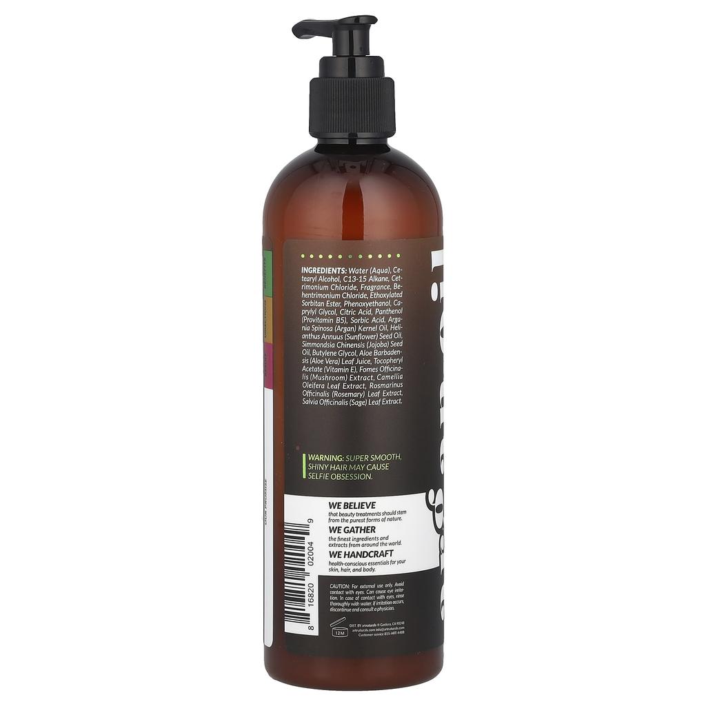 Organic Argan Oil Leave-In Conditioner, Therapeutic Formula, 12 Fl Oz (354.9 Ml)