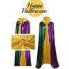 Chic Halloween Adult Hooded Cloak In Various Colors For Spooky Vampire Bride Looks