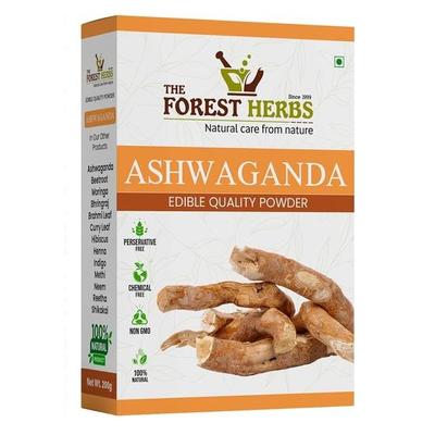 The Forest Herbs Soin Naturel de la Nature Poudre de Racine d'Ashwagandha (200 grammes) | Ashwagandha Podi/Amukkara Kizhangu/Asvagandha Churna
