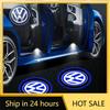 2026 New For VOLKSWAGEN VW 2Pcs Car Door Welcome Light HD LED Projector Welcome Light For Volkswagen Polo Passat B5 B6 B7 T4 T5 