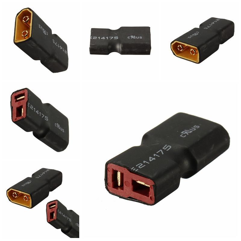 Rc Xt60 Male To Deans Plug Female T Connector Adapter Car Plane Lipo Battery