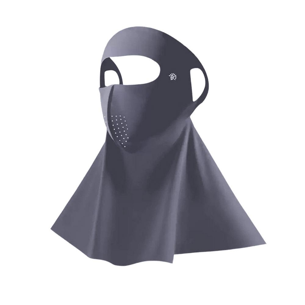 Ice Silk Sun Protection Mask Full Face Sunshade Face Mask New Anti-UV Neck Scarf  Summer