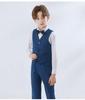 Boys' Academy Style Solid Color Vest for Formal Events and Page Boys