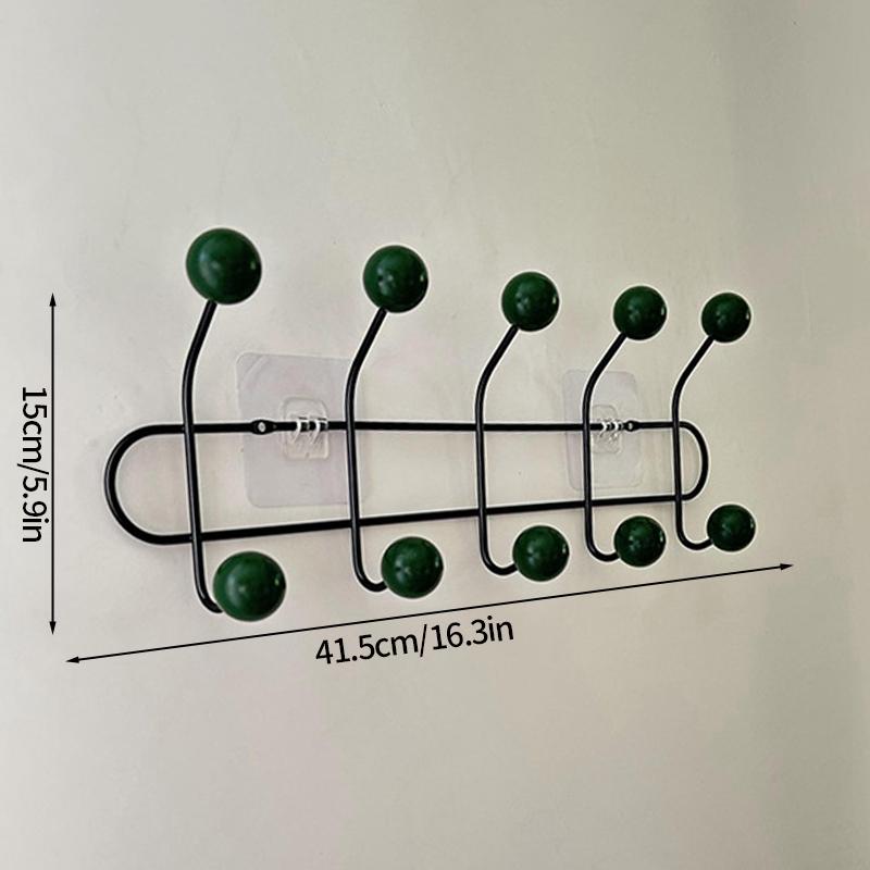 Key Storage Hook Multi-functional Hook Coat Living Room Bedroom Storage Hooks Wall Non-marking Decoration Accessories