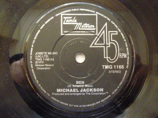 

7-дюймовая пластинка MICHAEL JACKSON MARVIN GAYE Ben Abraham Martin And John TMG1165 Tamla Motown UK SoulFunk Б/у
