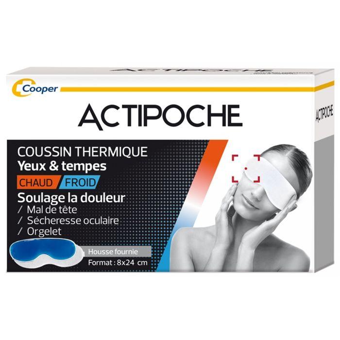 Actipoche Coussin Thermique Yeux et Tempes 24 x 8cm