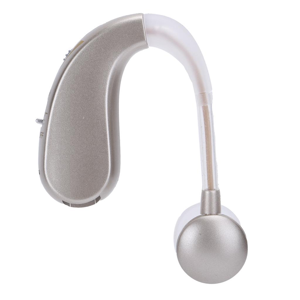 20P Rechargeable BehindtheEar Hearing Aid Headset Ear Sound Amplifier Assist ABS(Silver )
