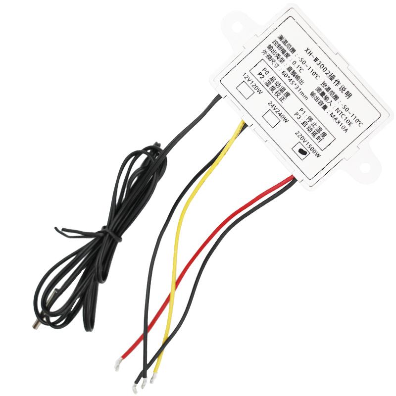 Digital Control Thermostat Microcomputer XH-W3002 Temperature Controller 220V 12V 24V LED Switch Thermoregulator Sensor 30% Off